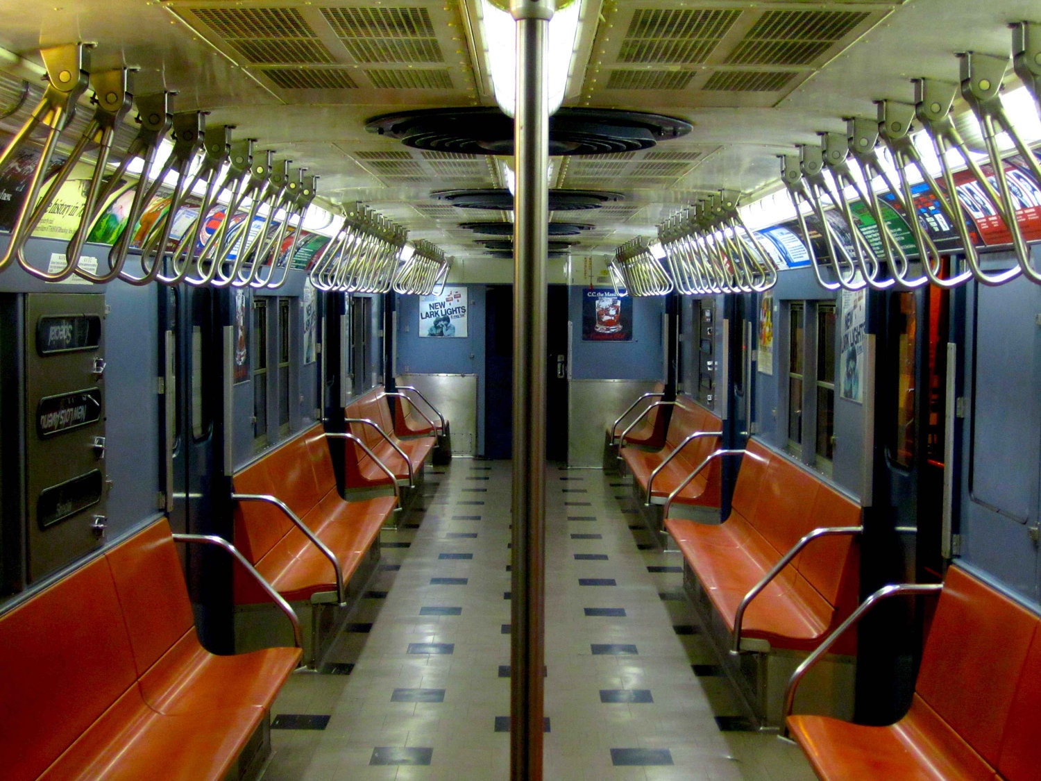 Subway Series 7 - New York City -tangerine - 8 x 10 Photograph - NYC Decor  - Affordable Home Decor- Fine Art Photography- New York photos
