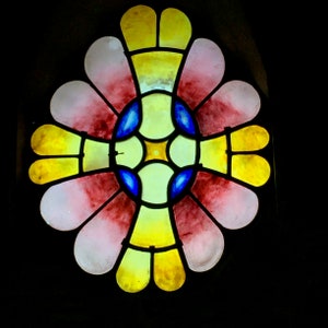 Gaudi Crypt - Colonia Guell Photography/Josep Jujol/Church/ Barcelona/ Spain/ Stained Glass / Home Decor/ Interior Design/