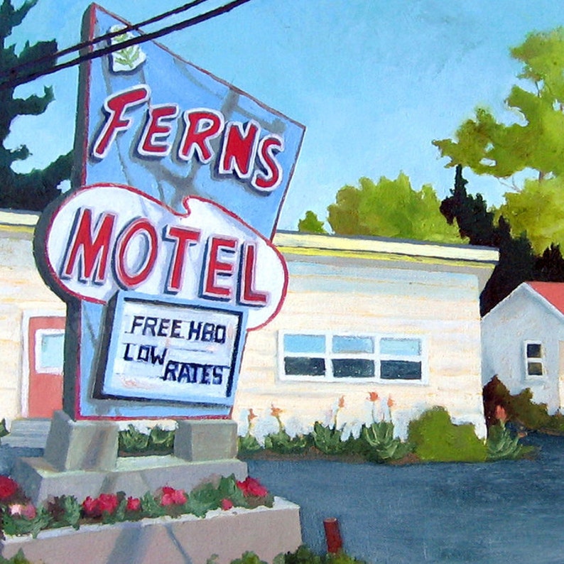 Fern's Motel Greeting Card Route 1 Saugus Massachusetts Roadside