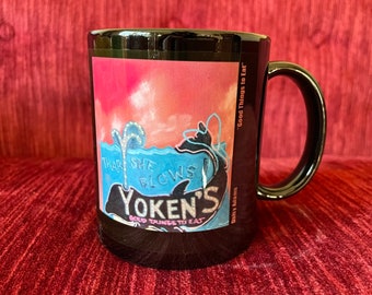 Yoken’s “Good Things to Eat” Coffee Mug - Painting by Daisy Adams - Portsmouth, New Hampshire Souvenir Road Trip Art on a Mug - Imperfect