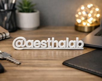 Personalized Name Sign | Custom 3D Printed Name | Nursery Name Decor | Desk Name Plate | Kids Room Decor | Custom Gift
