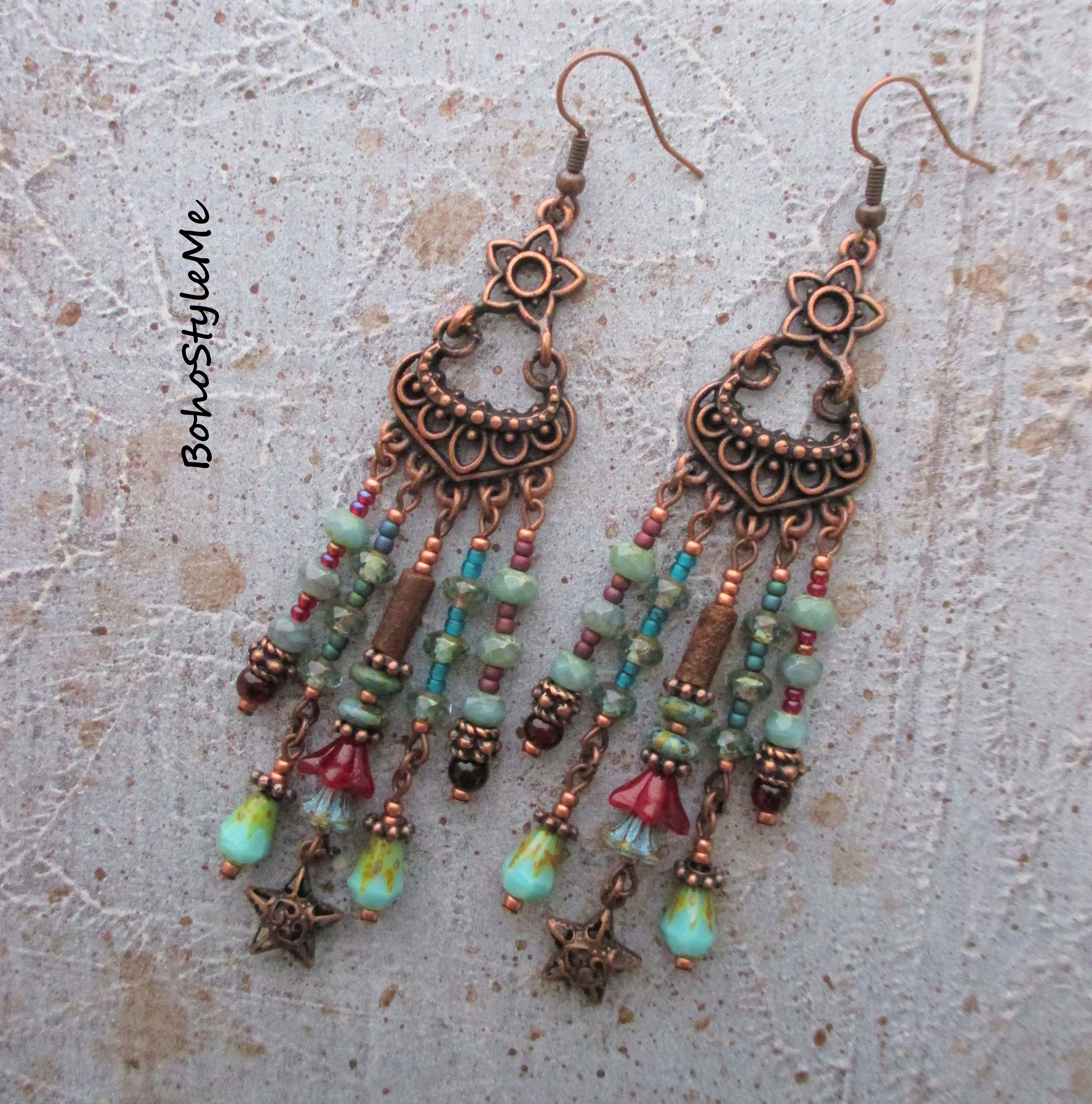 Boho Chic DIY Brass Fringe Earrings  Styleoholic