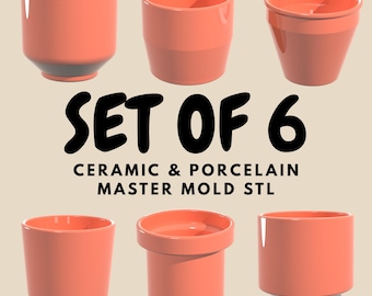 Moules principaux en céramique : 6 modèles populaires, fichiers STL (impression 3D)