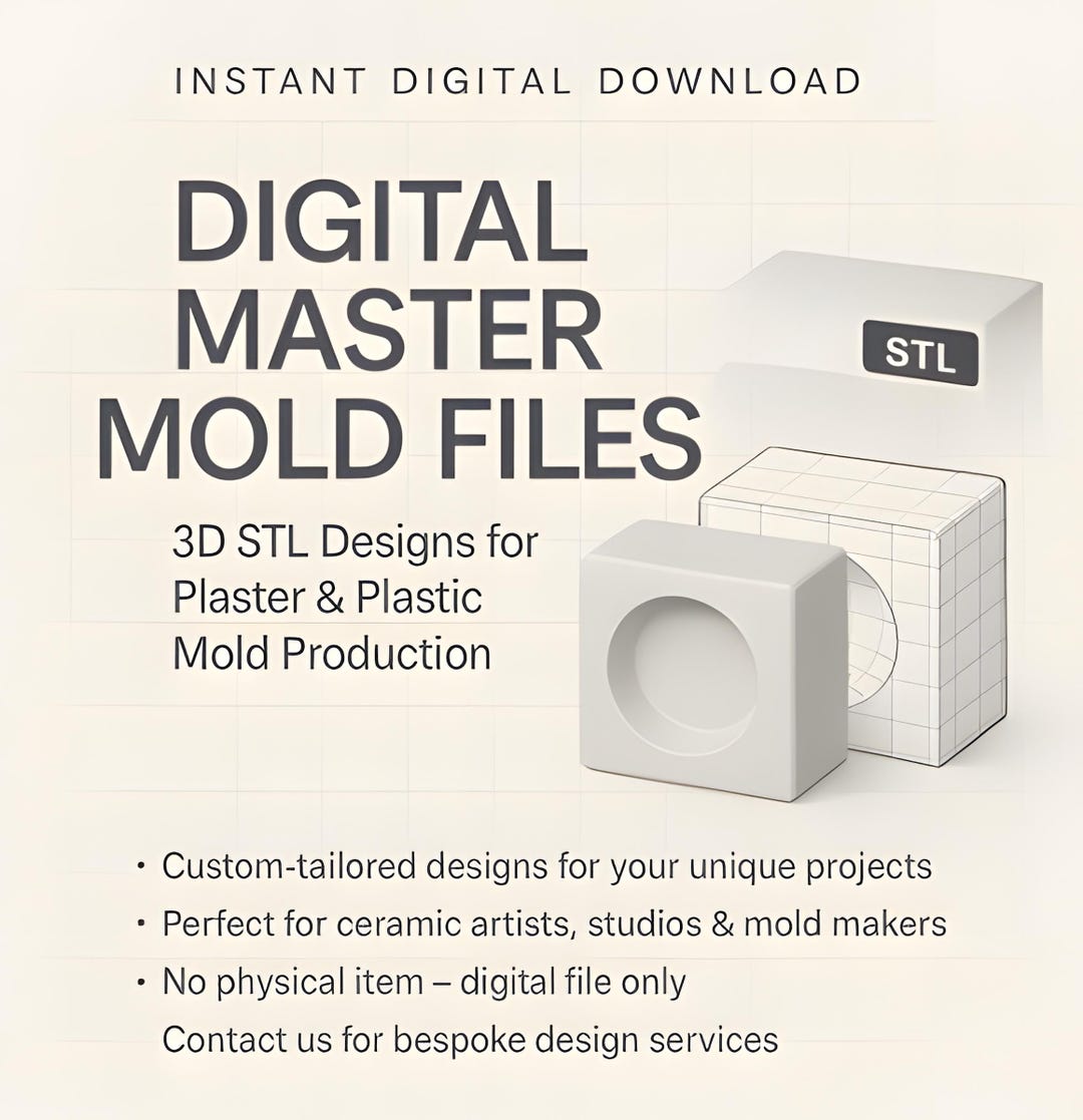 Custom Digital Master Mold STL Files | 3D Design (instant Download) - Etsy