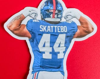 Superstar Cam Skattebo klistermärke fotbollsdekal