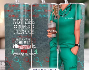 Personalized Doctor Nurse Tumbler, Custom Appreciation Week | Nursing | Medical School Graduation Gift