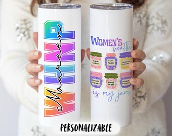 Women's Health Nurse Practitioner Tumbler,  Personalized WHNP Travel Mug, Custom Nurse Appreciation Week Gift