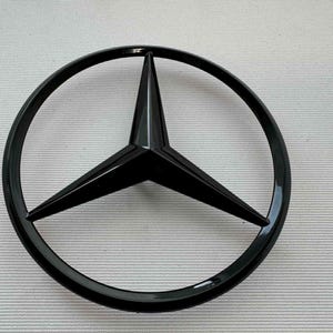 Targhetta Stella Mercedes Nero - Originale, Per Cofano Auto - Foto 4