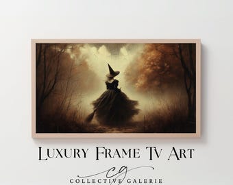 Witchy Frame TV Art: Moody Halloween Decor (Digital Download)
