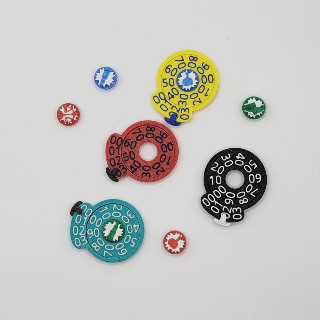TCG Health Counter 300's Set of Six - Etsy