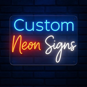 Custom neon sign, Personalized Gifts, Family Name Sign, Custom Logo Neon Sign, Home & Room Decor, LED Lights, Neon Wall Art, Customized Neon