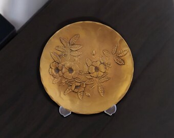 ヴィンテージブロンズ変色装飾プレート 素朴なホームデコレーション