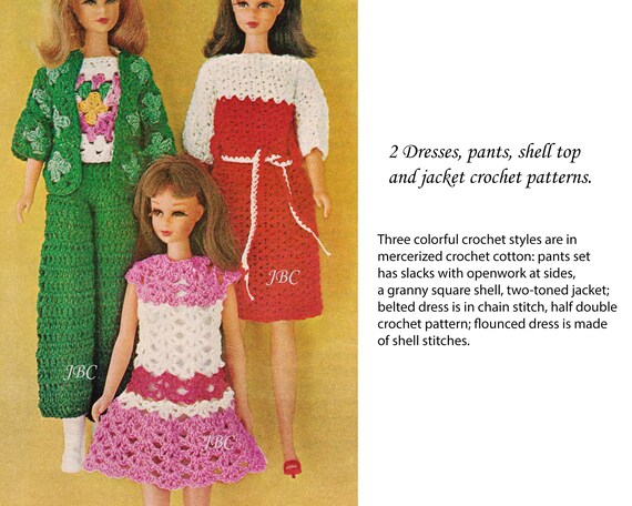 crochet barbie pants