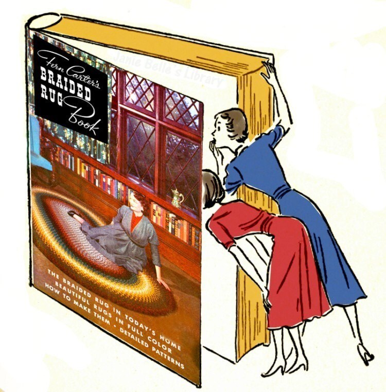 48 pg book How to BRAID RUGS Make Rag Braided Rug Vintage Etsy