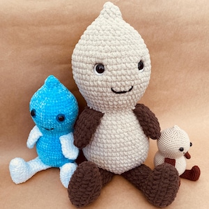 Crochet Peanut pattern, Cute plushie,  PDF Crochet Pattern - crochet food,  amigurumi,  Cute Peanut, novelty crochet