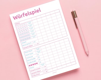 Würfelspiel Blätter