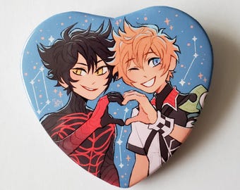 Kingdom Hearts Heart Button VanVen Ventus Vanitas Birth by Sleep