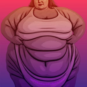Pegatina de positividad corporal SSBBW atrevida: arte empoderador y con curvas, vinilo duradero, resistente al agua, confianza en tallas grandes, perfecta para defensoras del amor propio