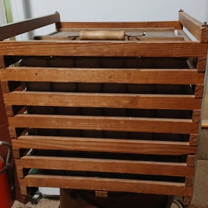 Vintage egg crate carrier