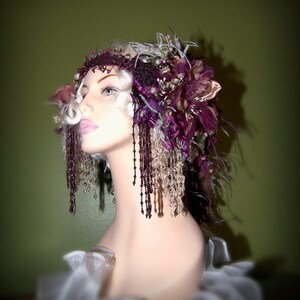 A Liaison Collection by Kat Swank Custom Made Alphonse Mucha Inspired Headdress Your color choices ooak one of a kind head piece. image 4