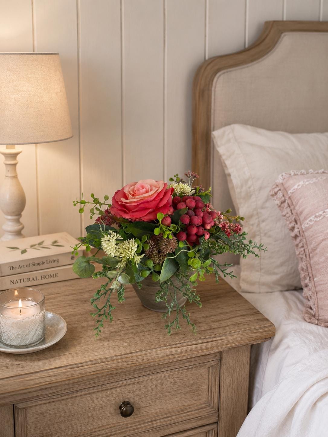 Rosa deko wohnzimmer