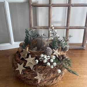 Weihnachtsgesteck knstlich - Etsy.de