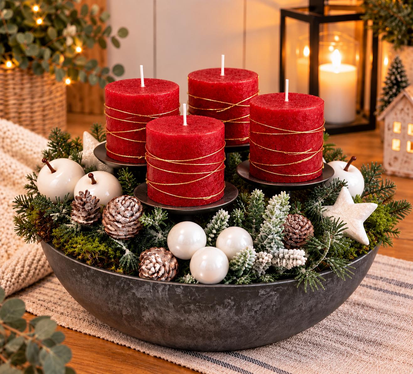 Adventsteller keramik