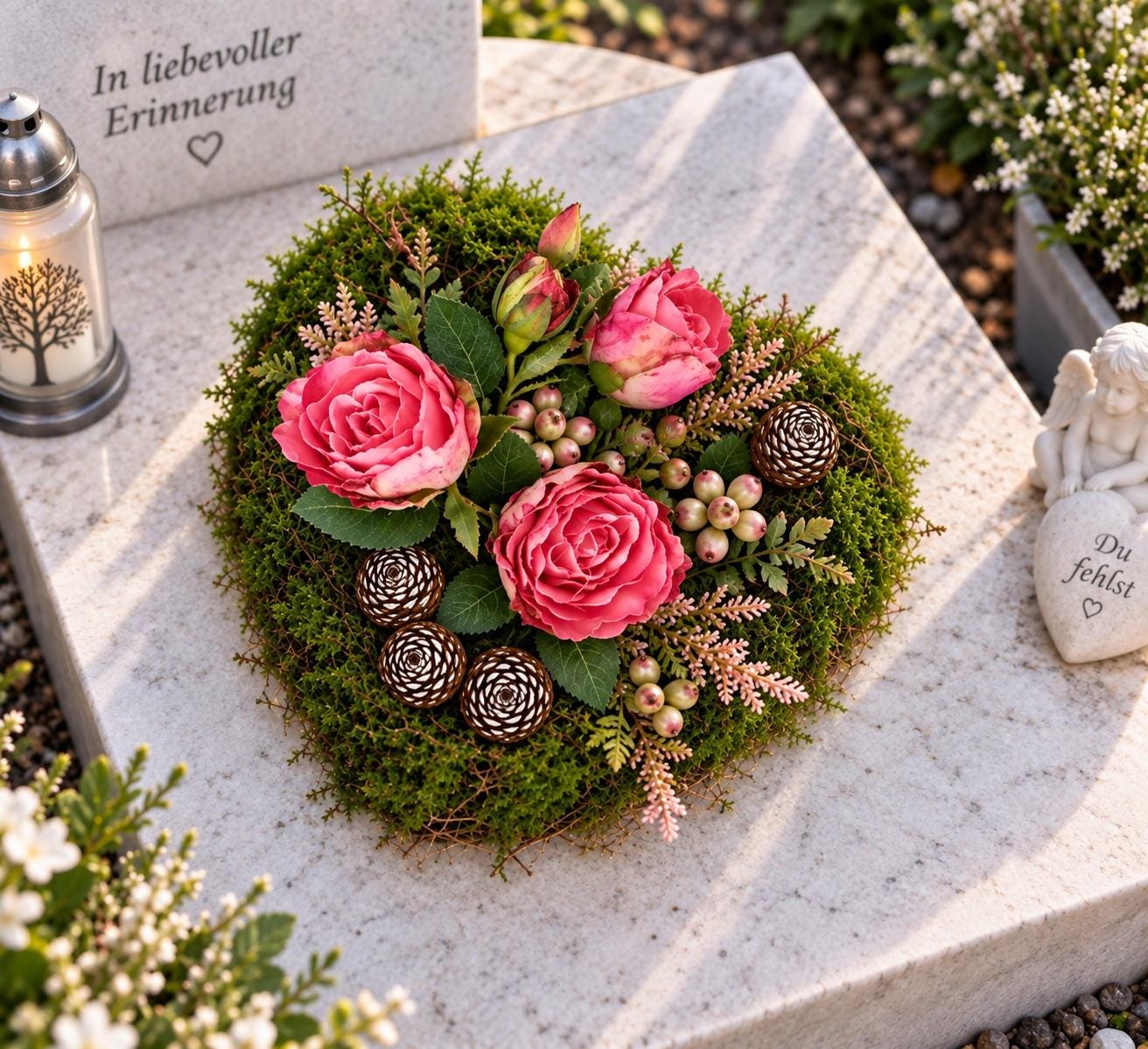 Vase für friedhof