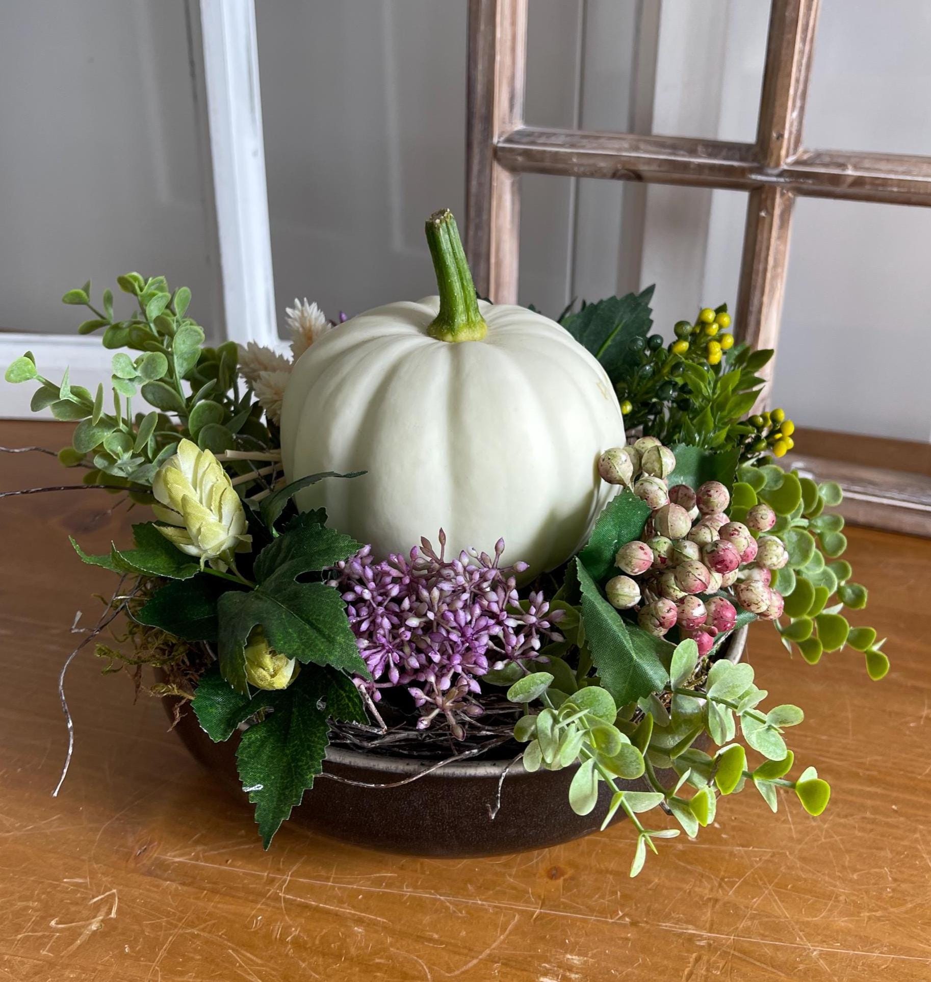 Herbst blumen arrangem