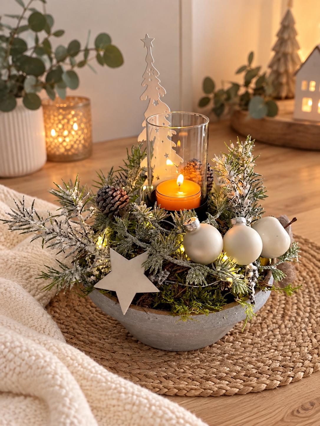 Tischgesteck weihnachten
