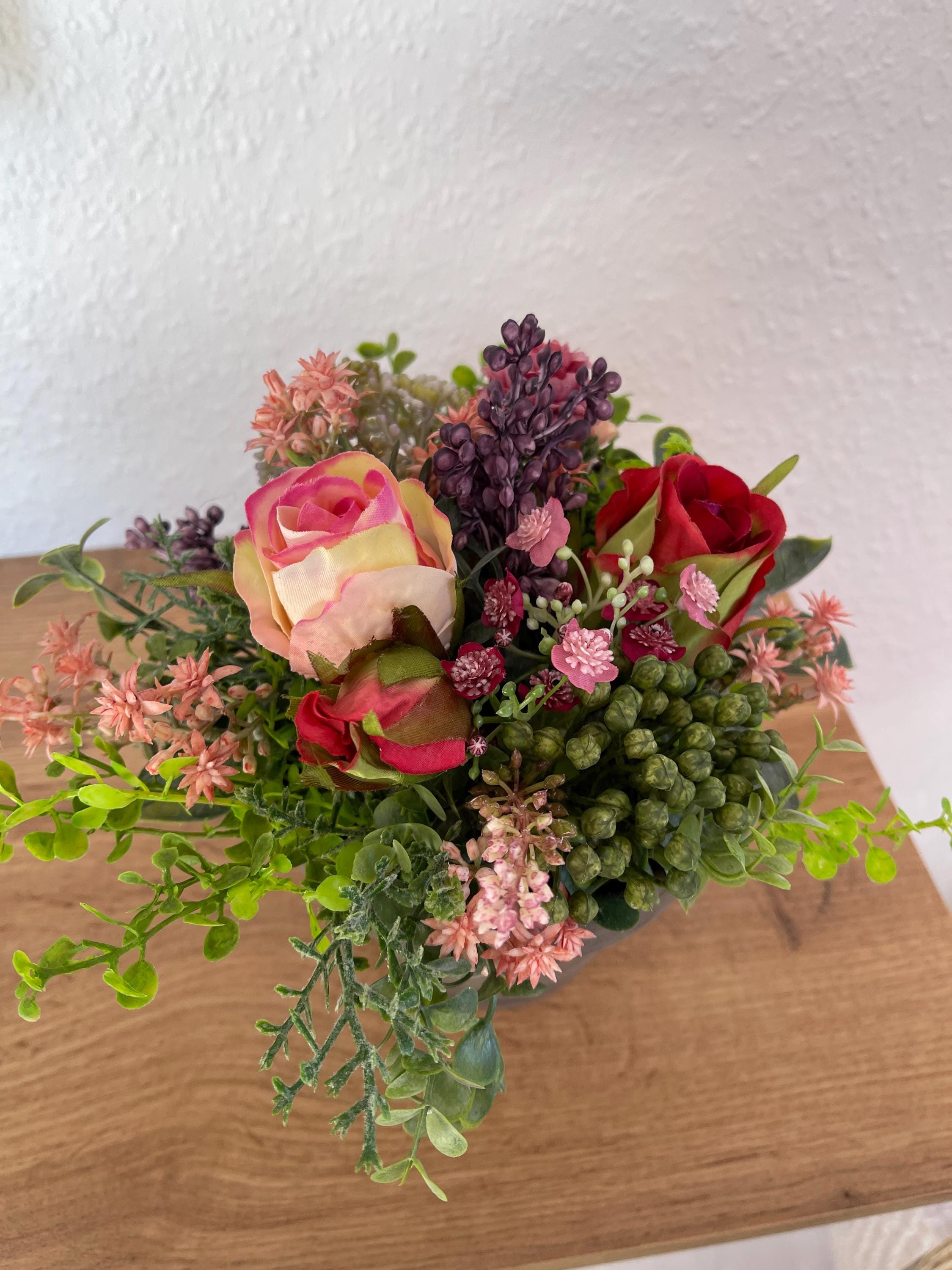 Blumenstrau Gesteck Sommer Seidenblumen Landhaus Tischgesteck blumenstrau-gesteck-sommer-seidenblumen-landhaus-tischgesteck