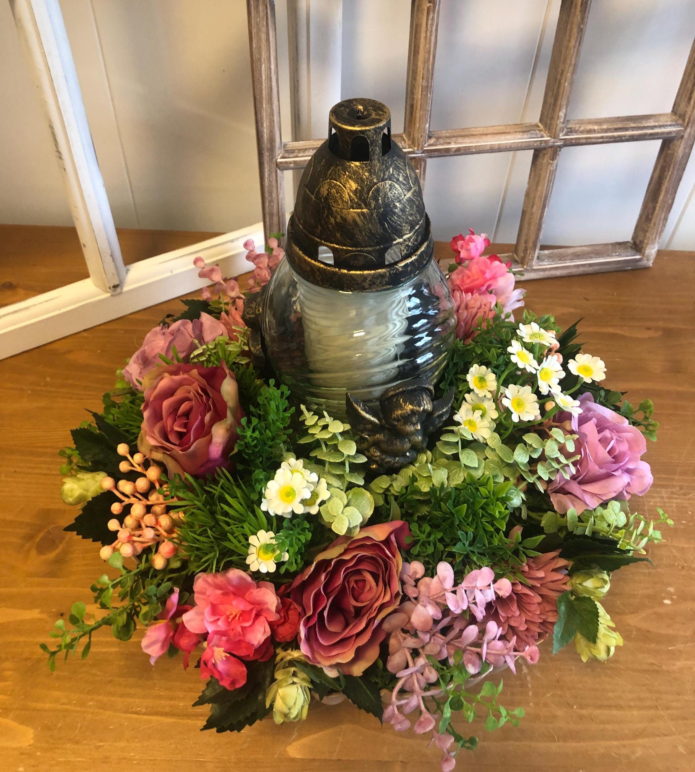 Kunstblumengesteck lnglich - Etsy.de