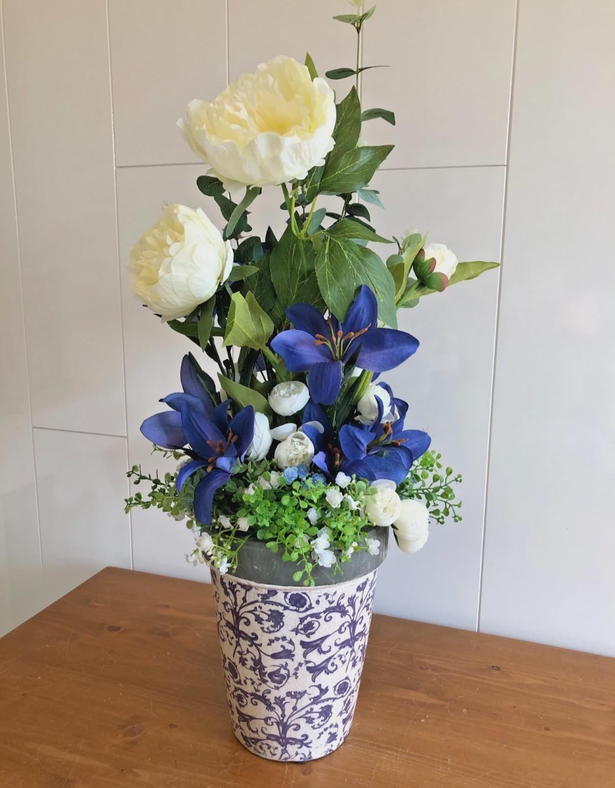 pflanztopf glasiert NEU !! Blumentopf Pflanzschale winterfest grau anthrazit glasiert  ca  La  Casa