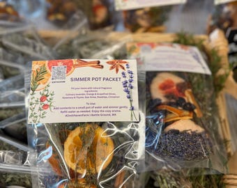 Simmer Pot Packet: Lavender, Citrus, Herbs and Cinnamon