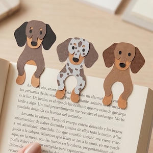 Segnalibro a forma di bassotto SVG Cricut Cane SVG Artigianato 3D Cricut Bassotto Cane Wiener Bassotto Fatto a mano Fai da te Artigianato a strati Cane SVG Cricut Cane SVG