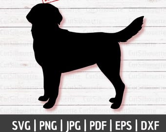 Dog Silhouette, Labrador Retriever SVG, Dog SVG, Lab Cutting File, Printable Animal Art, Lab Clipart, Laser Cut, Files For Cricut, Lab SVG