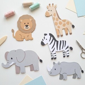 Safari Animals Bundle Safari Animals Lion Safari Animals Clipart Jungle Animals Safari Animals For Nursery Lion SVG Jungle Animals Clipart