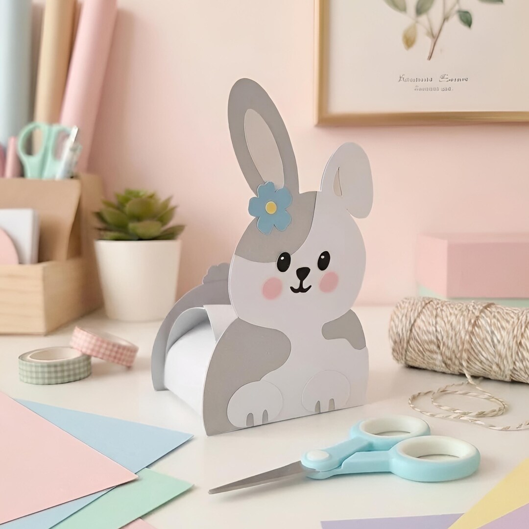 Easter Bunny Svg Bunny File Svg Bunny File for Cricut Easter Boxes 3d ...