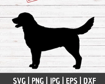 Dog Silhouette, Labrador Retriever SVG, Dog SVG, Lab Cutting File, Printable Animal Art, Lab Clipart, Laser Cut, Files For Cricut, Lab SVG