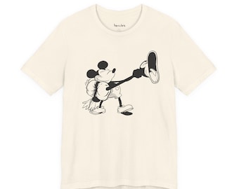 Camiseta Mickey Mouse Steamboat Willie Duck