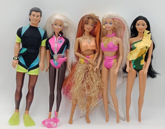 5 barbie friends hotsell