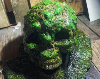 Halloween Creepy Melted Acid Head Prop