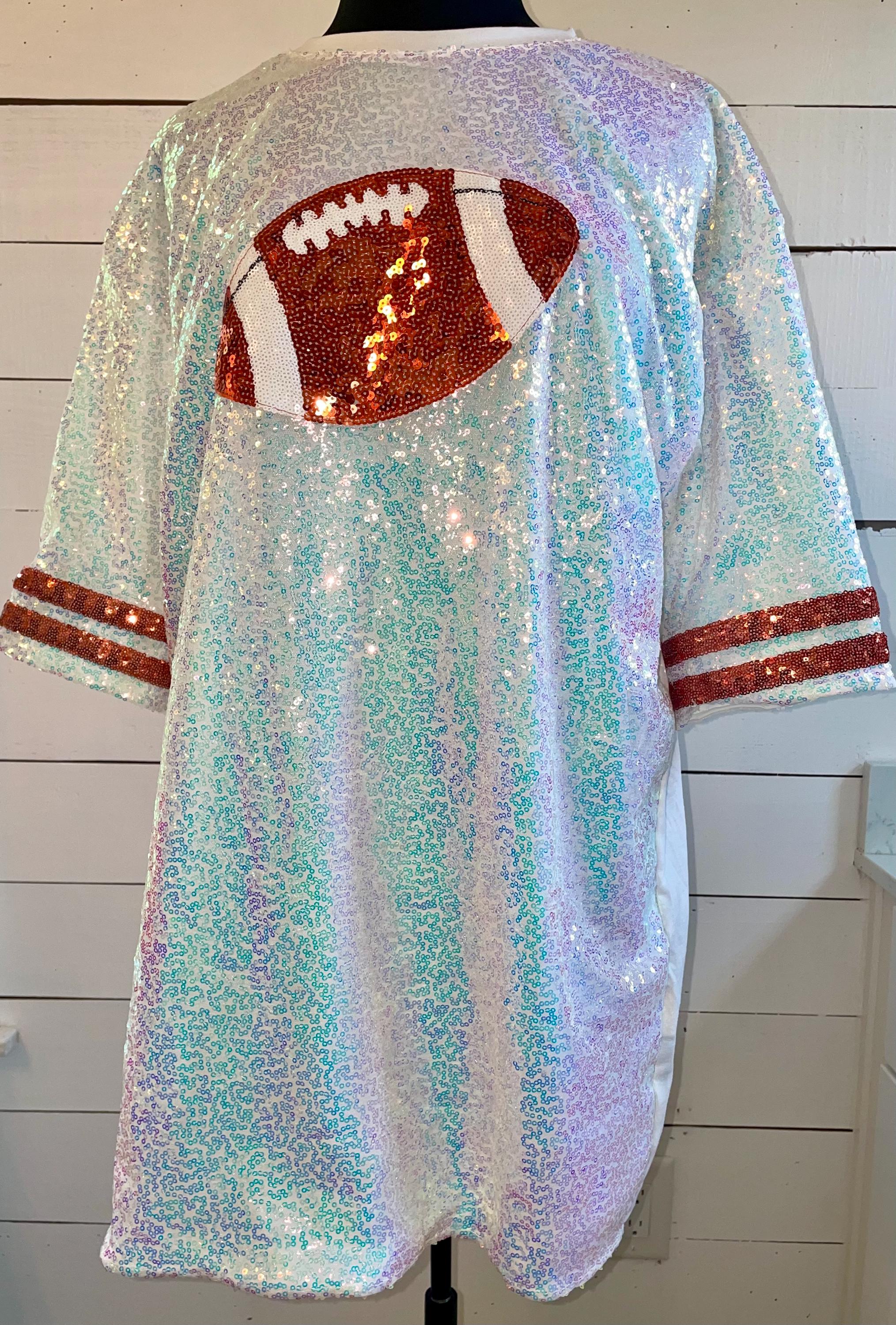 green emerald velvet dress GAMEDAY SEQUIN #4 JERSEY DRESS/TUNIC/TOP