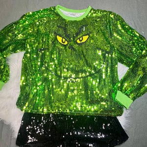 Ugly Christmas Sweater Dress Grinch - Etsy Canada
