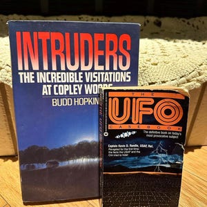 Vintage Thrifted Alien Books