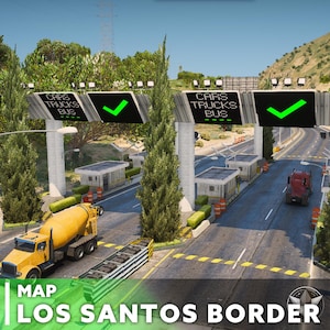 FiveM | FRONTIÈRES Santos perdues | CARTE | Haute qualité
