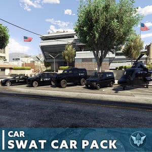 Fivem / Paquete de 5 coches Swat / COCHE / ALTA CALIDAD