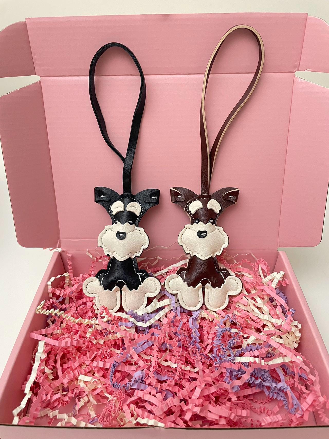 Schnauzer Bag Charms - Etsy