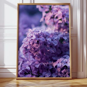 Wild flowers Photography,Purple Lilac Art,Lilac Flower Poster,Purple Floral Print,Romantic Botanical Print,Soft Violet Garden Printable