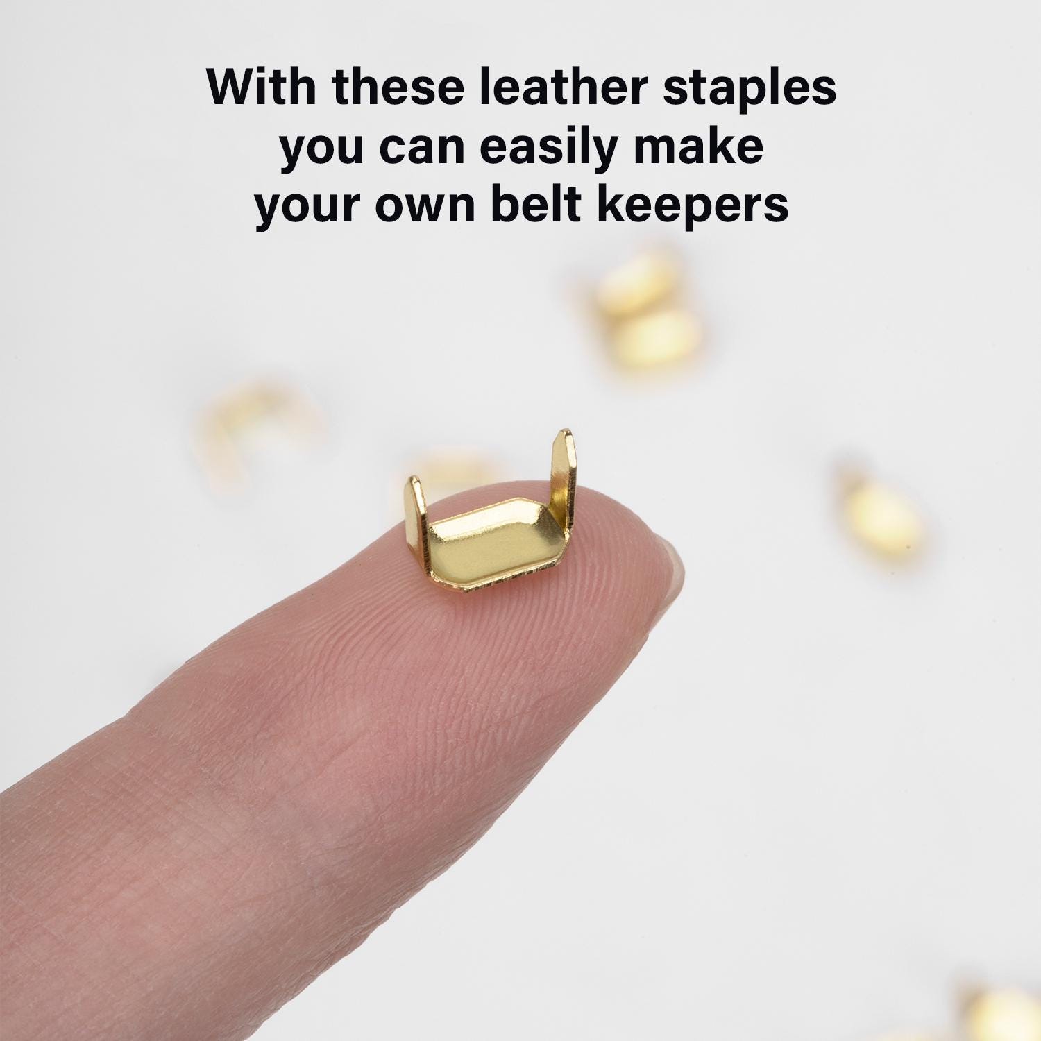 100pcs Solid Brass Belt Loops, Antitarnish Copper Belt Keepers ...